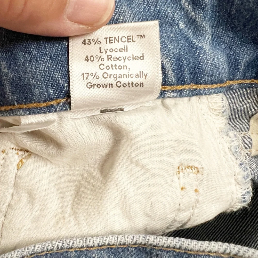 Reformation Jeans Womens Shasta Destroyed Cynthia High Rise Straight Jeans - Picture 8 of 8